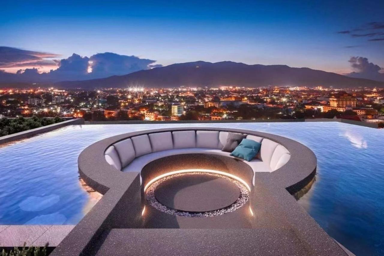 Luxury New Perfect Pool Gym Condo1 Br Chiang Mai Eksteriør billede
